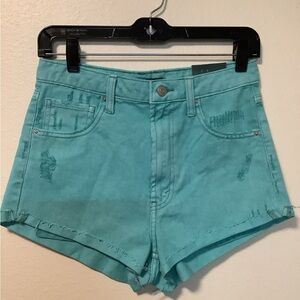 Wild fable NWT highest rise cheeky shorts size 2/26 light distressed 100% cotton